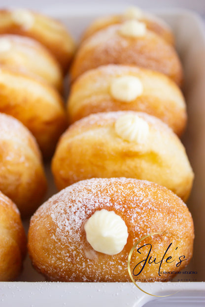 Custard filled Donuts (Exclusive recipe)
