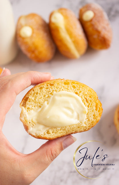 Custard filled Donuts (Exclusive recipe)