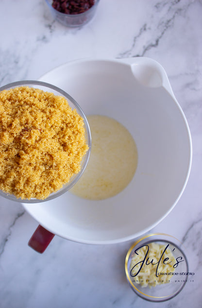 White Chocolate Cranberry Blondies (Set 1)