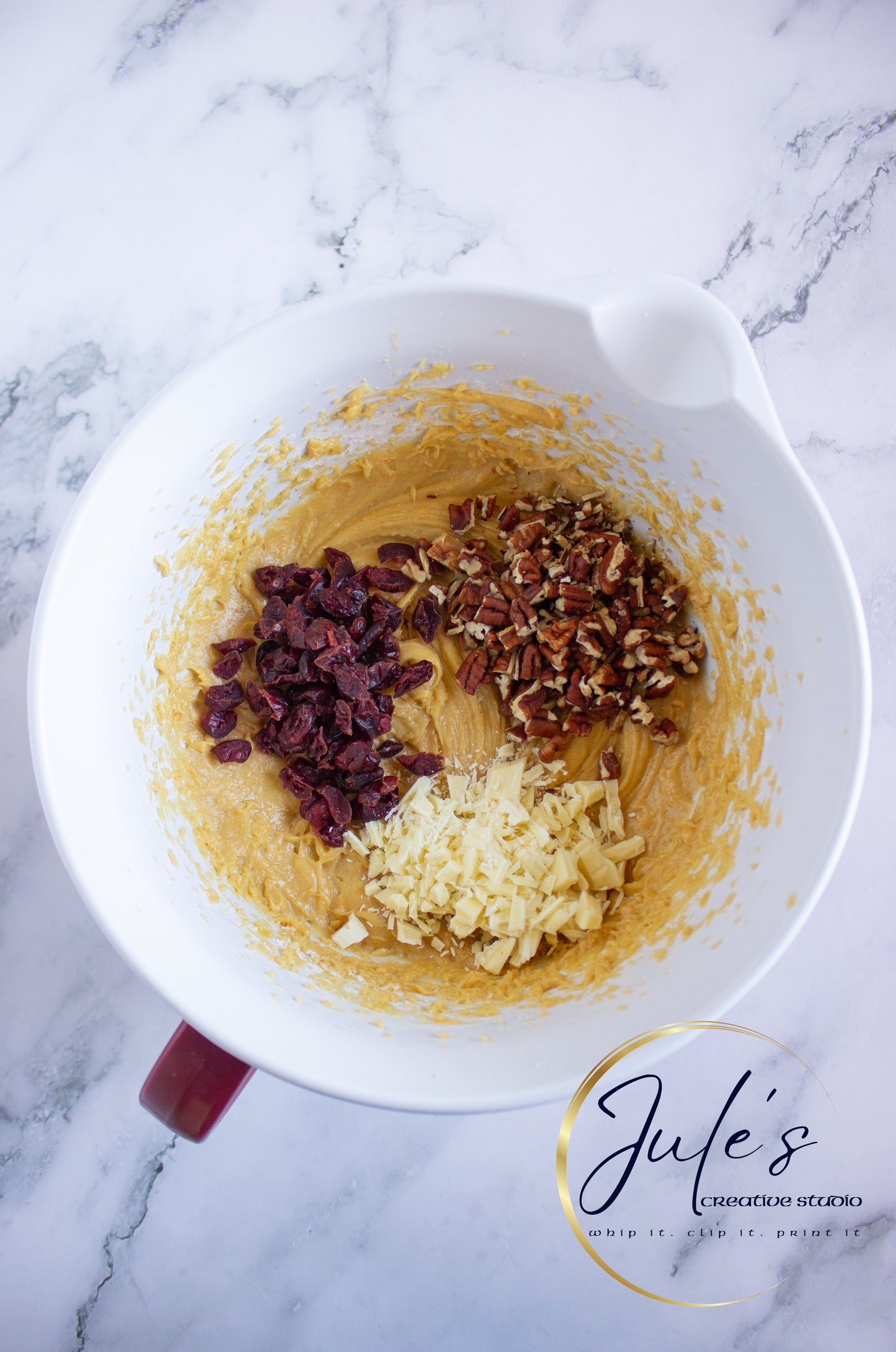 White Chocolate Cranberry Blondies (Set 1)