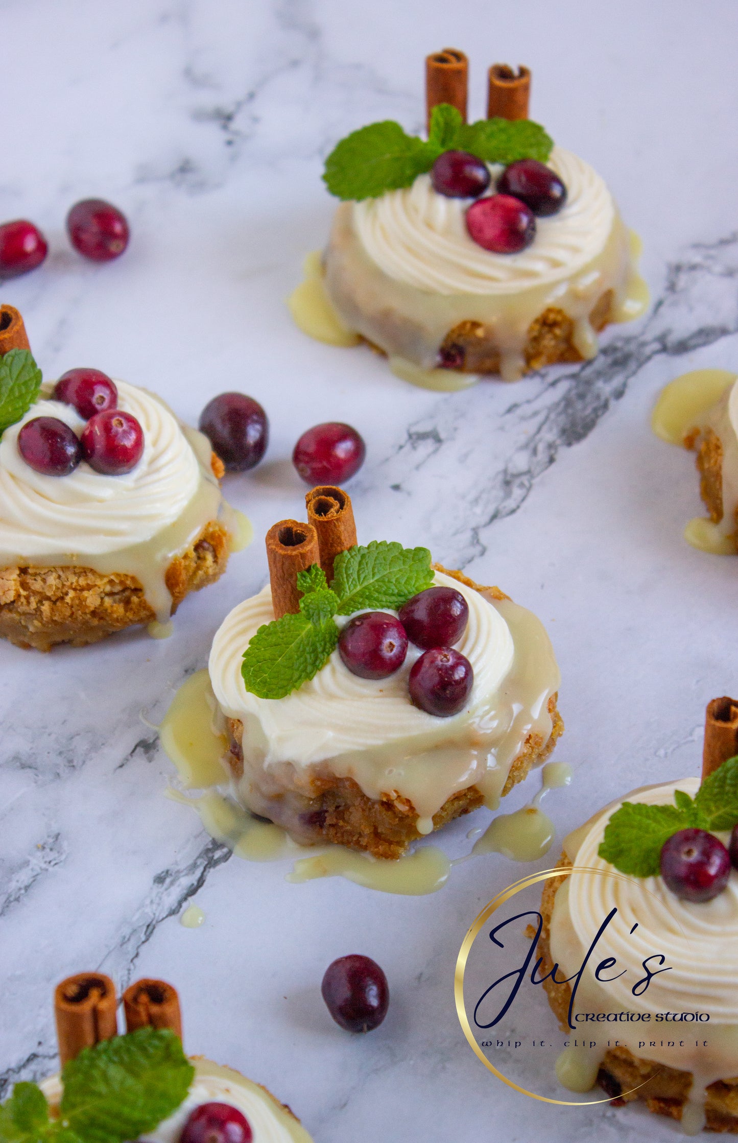 White Chocolate Cranberry Blondies (Set 1)