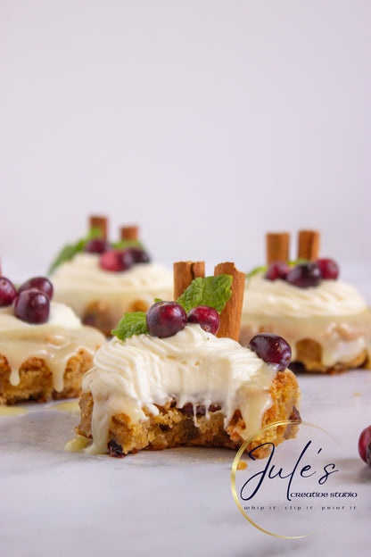 White Chocolate Cranberry Blondies (Set 1)