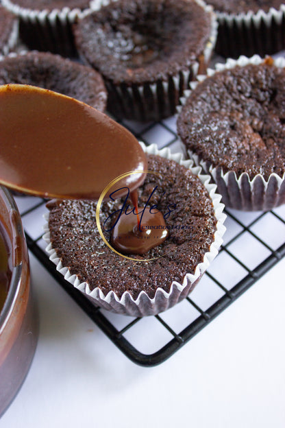 Raspberry Cheesecake stuffed Chocolate Cupcakes. Set 1