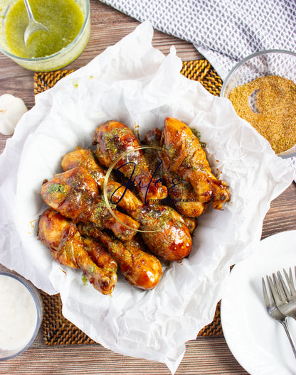 Triple Garlic Chicken Drumsticks