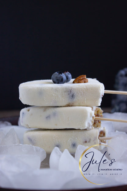 Blueberry Cheesecake Popsicles (Set 4)