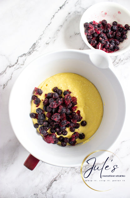 Cottage Cheese Blueberry Pancakes (Set 6)