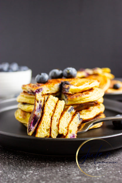 Cottage Cheese Blueberry Pancakes (Set 5)