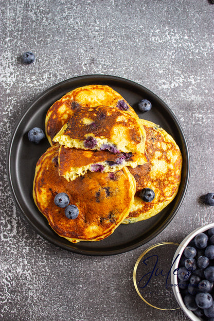 Cottage Cheese Blueberry Pancakes (Set 5)
