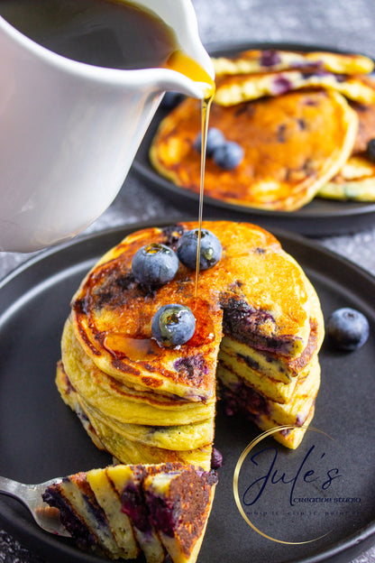 Cottage Cheese Blueberry Pancakes (Set 5)