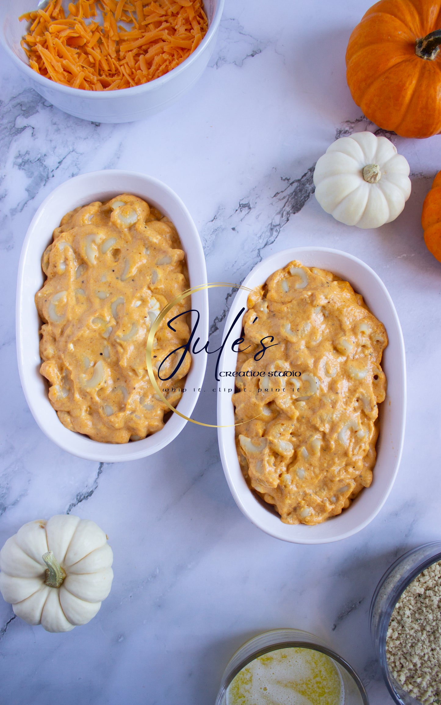 The Creamiest Pumpkin Mac and Cheese (set 1)