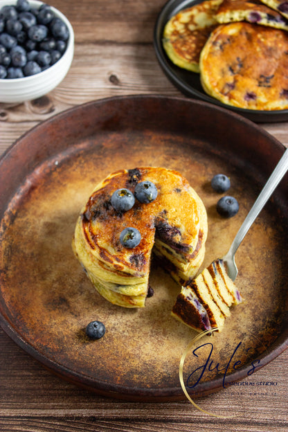 Cottage Cheese Blueberry Pancakes (Set 6)