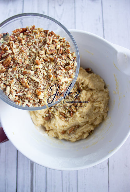 Maple Pecan Cookies with Brown Sugar Frosting