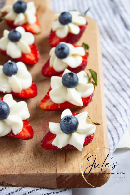 Patriotic Strawberries (Exclusive recipe)