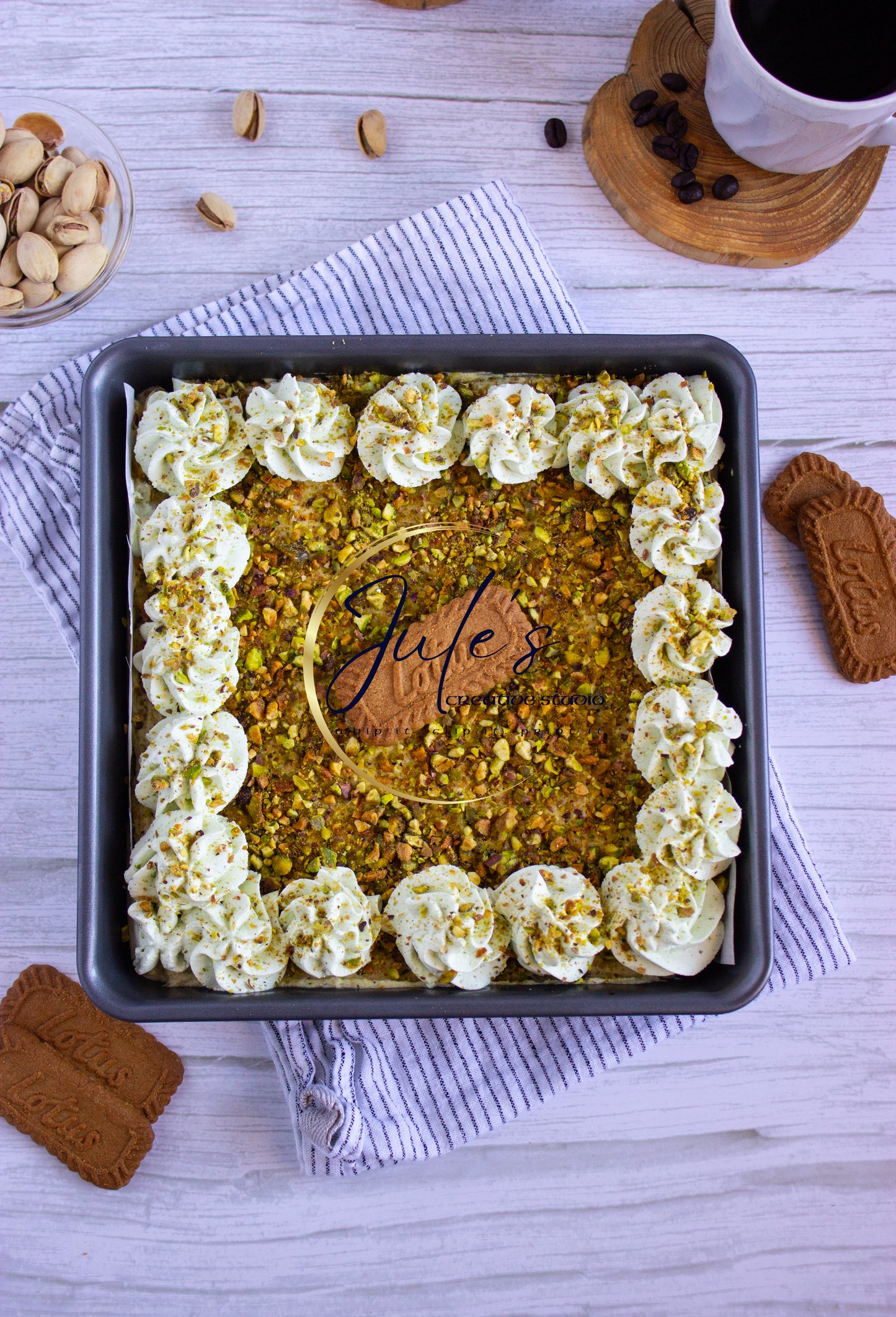 Pistachio Biscoff Tiramisu