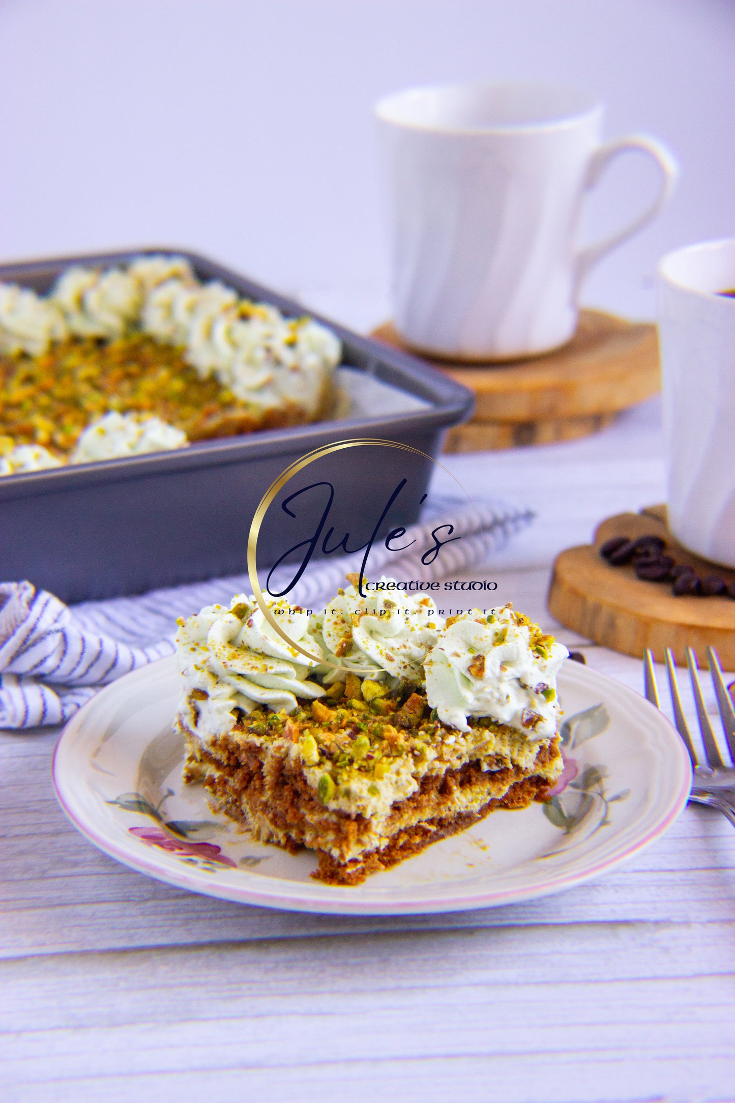 Pistachio Biscoff Tiramisu