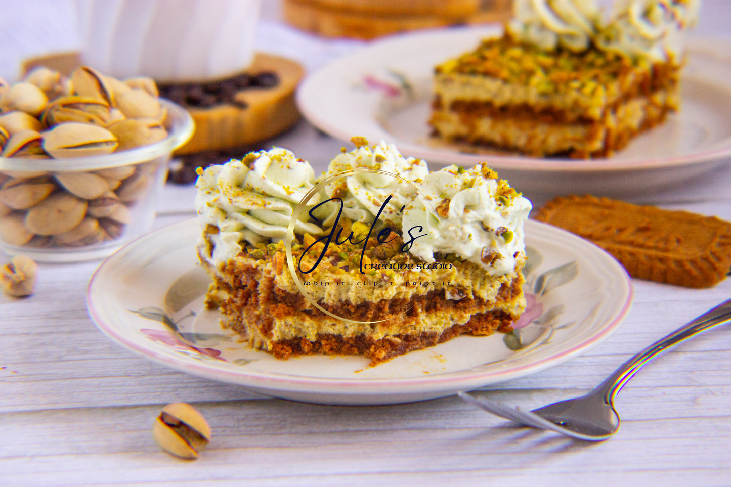 Pistachio Biscoff Tiramisu