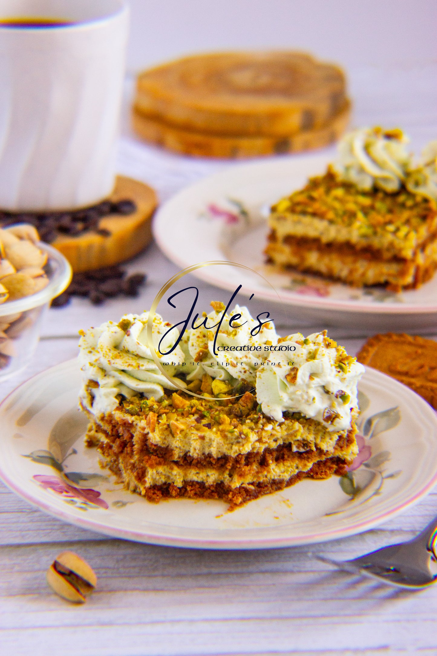 Pistachio Biscoff Tiramisu