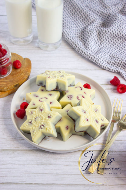 White Chocolate Raspberry Fudge (Set 2)