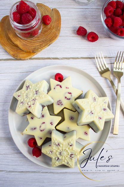 White Chocolate Raspberry Fudge (Set 2)