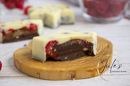 White Chocolate Raspberry Fudge (Set 2)