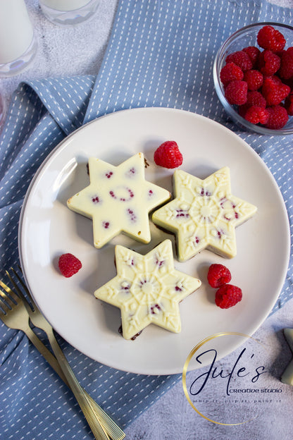 White Chocolate Raspberry Fudge (Set 3)