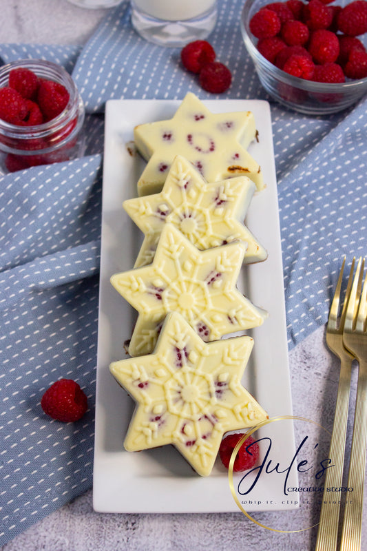 White Chocolate Raspberry Fudge (Set 3)