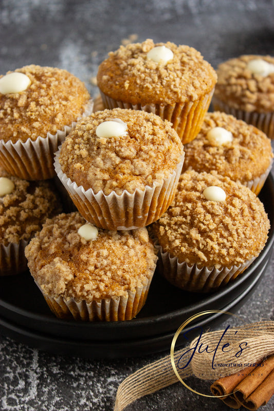 Cream Cheese Pumpkin Streusel Muffins (Set 5)