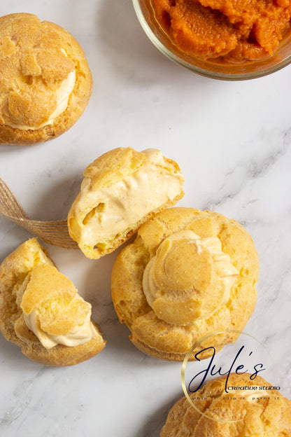 Pumpkin Cream Puffs (Set 1)