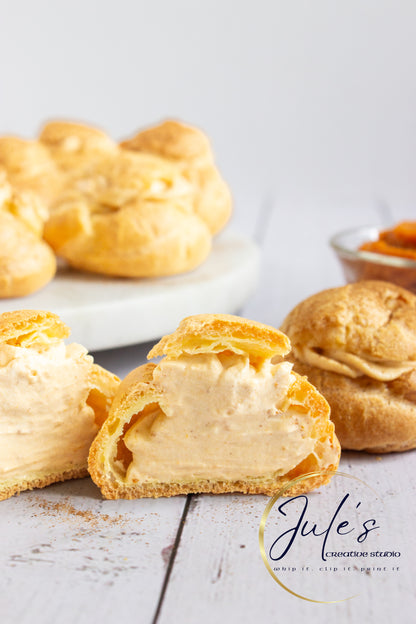 Pumpkin Cream Puffs (Set 2)