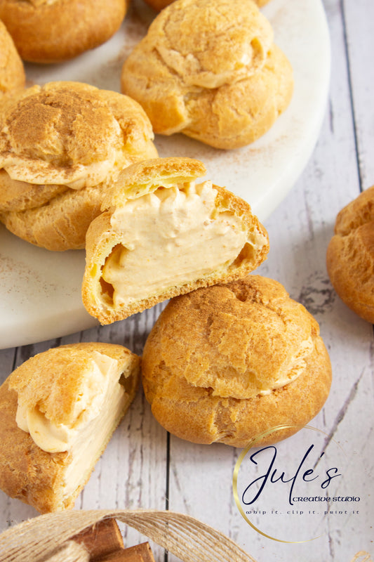 Pumpkin Cream Puffs (Set 2)