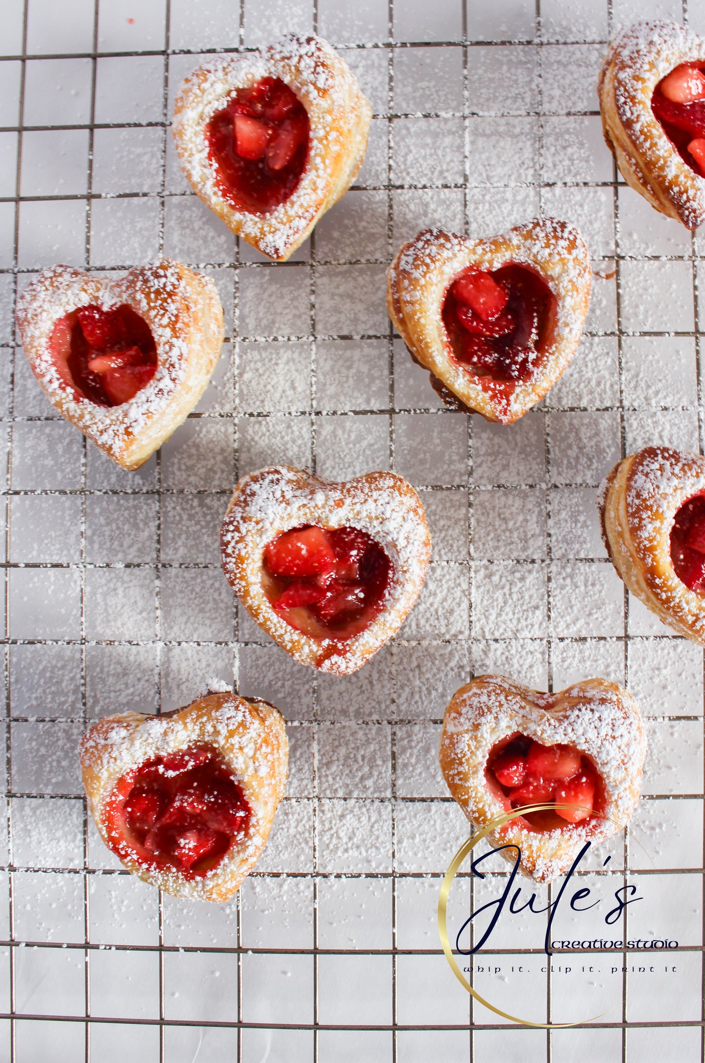 Chocolate Strawberry Pastry Hearts (Exclusive)