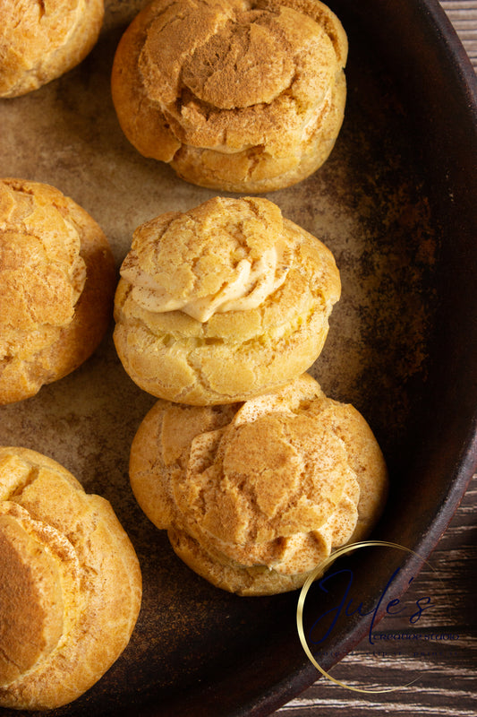 Pumpkin Cream Puffs (Set 4)
