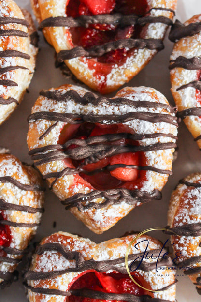 Chocolate Strawberry Pastry Hearts (Exclusive)