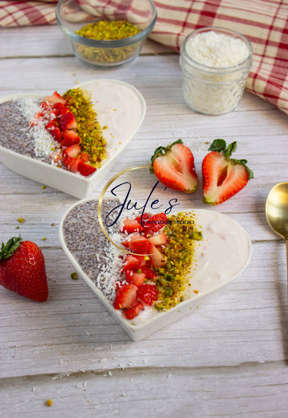 Strawberry Maple Chia Seed Pudding Parfaits (Set 3)