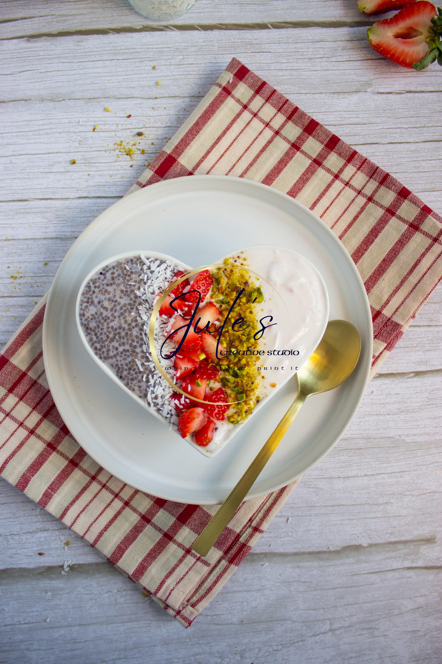 Strawberry Maple Chia Seed Pudding Parfaits (Set 3)