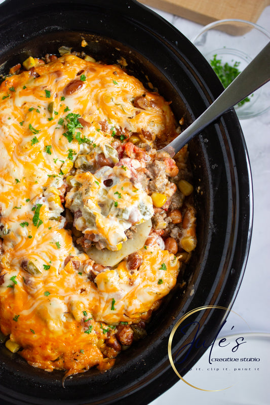 Crockpot Cowboy Casserole (Exclusive recipe for Thomas)