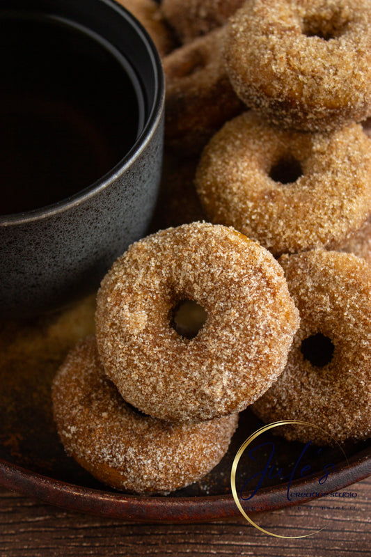 Spiced Apple Cider Baked Donuts (Set 4)