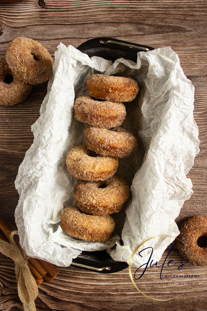 Spiced Apple Cider Baked Donuts (Set 4)