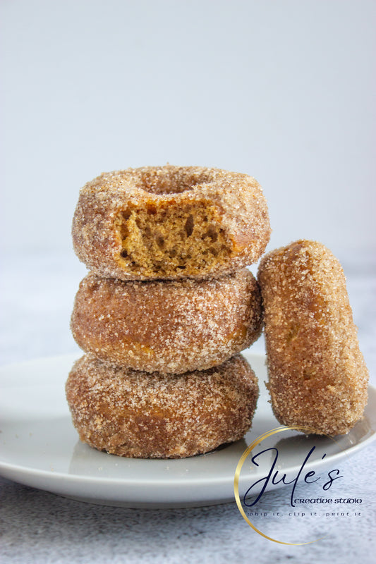 Spiced Apple Cider Baked Donuts (Set 6)