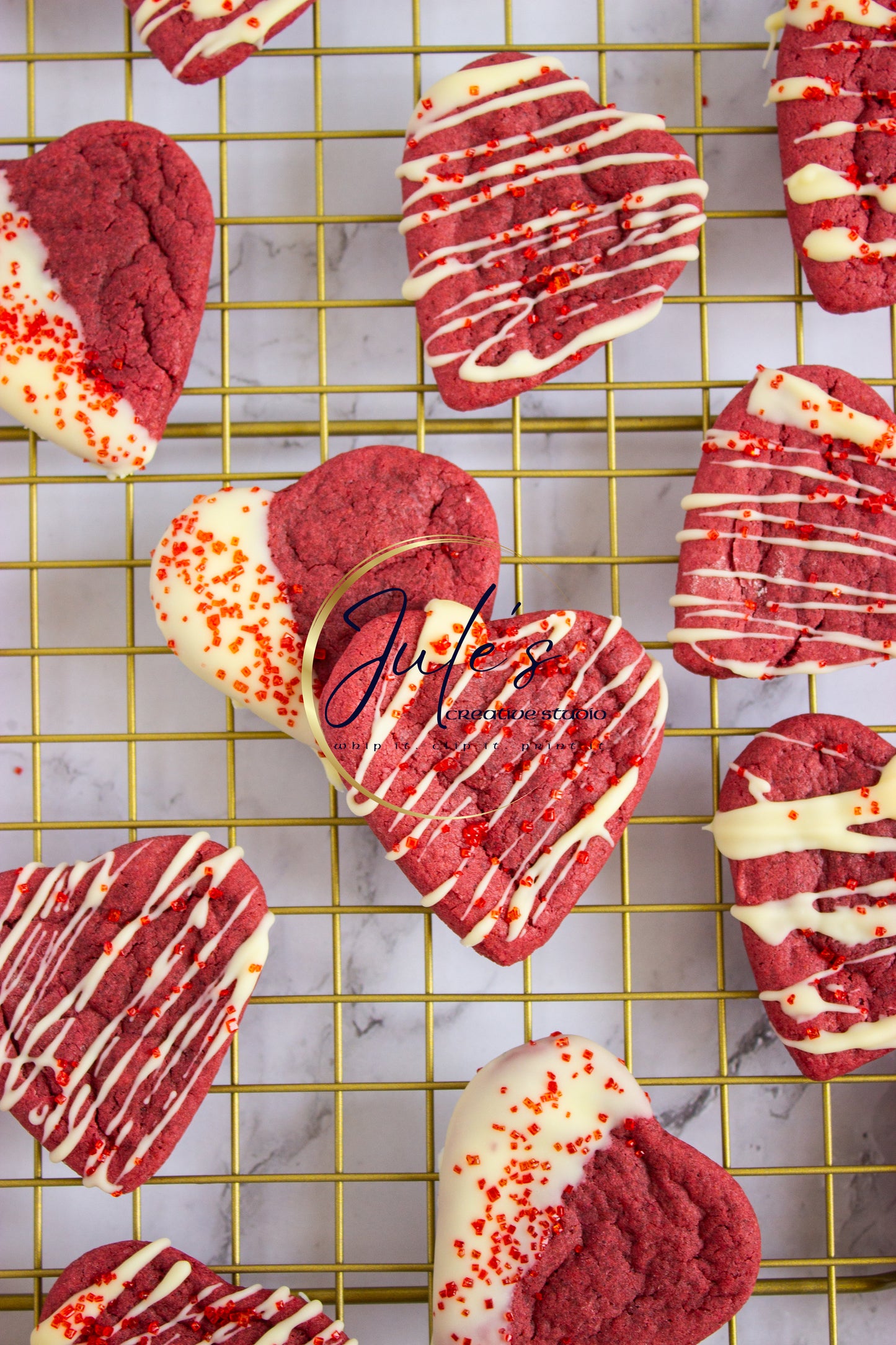 Valentine’s Red Velvet Cookies (Set 1)