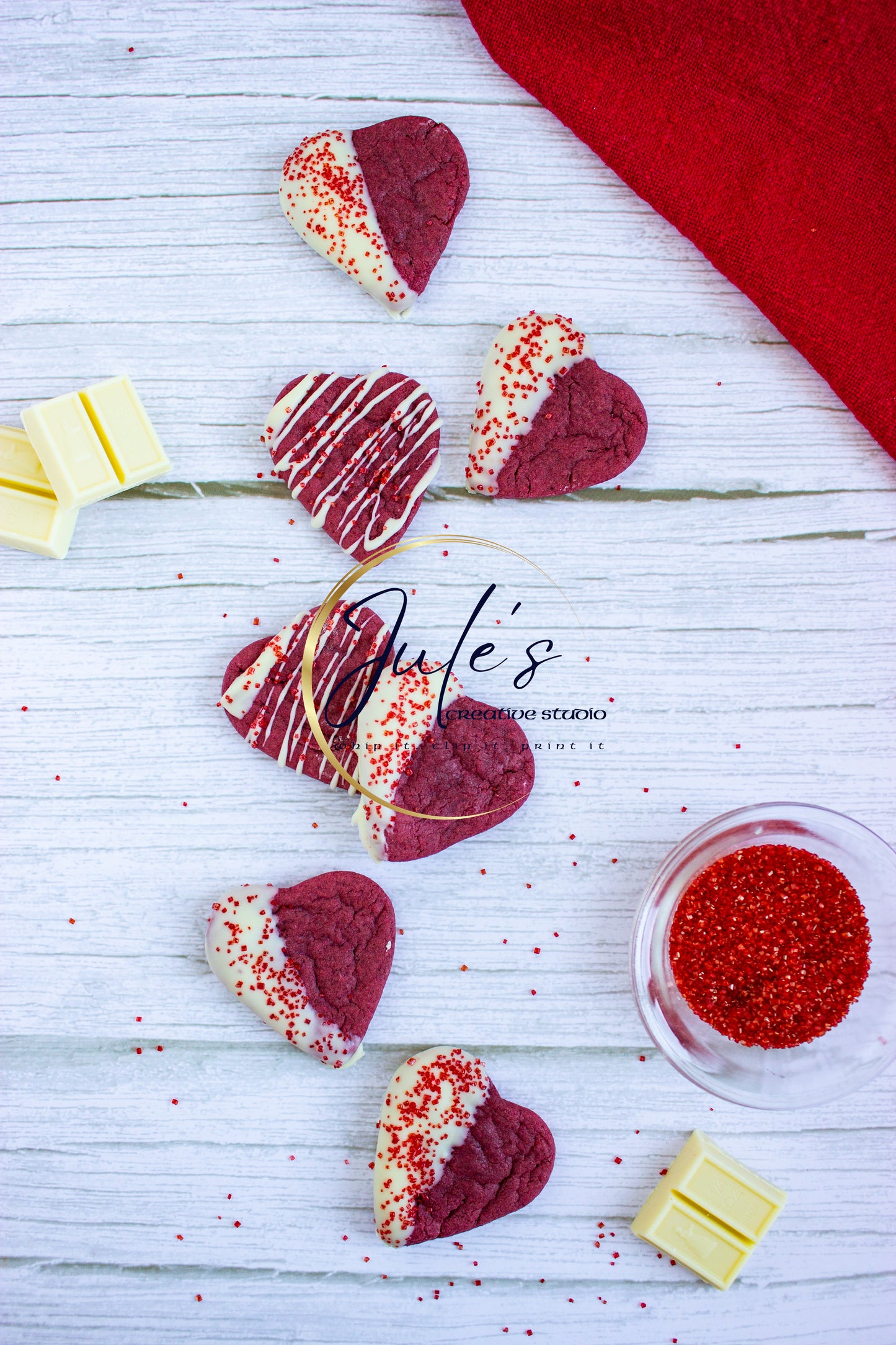 Valentine’s Red Velvet Cookies (Set 2)