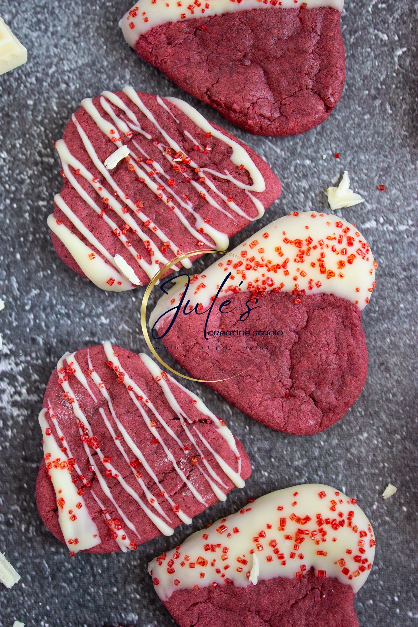 Valentine’s Red Velvet Cookies (Set 4)