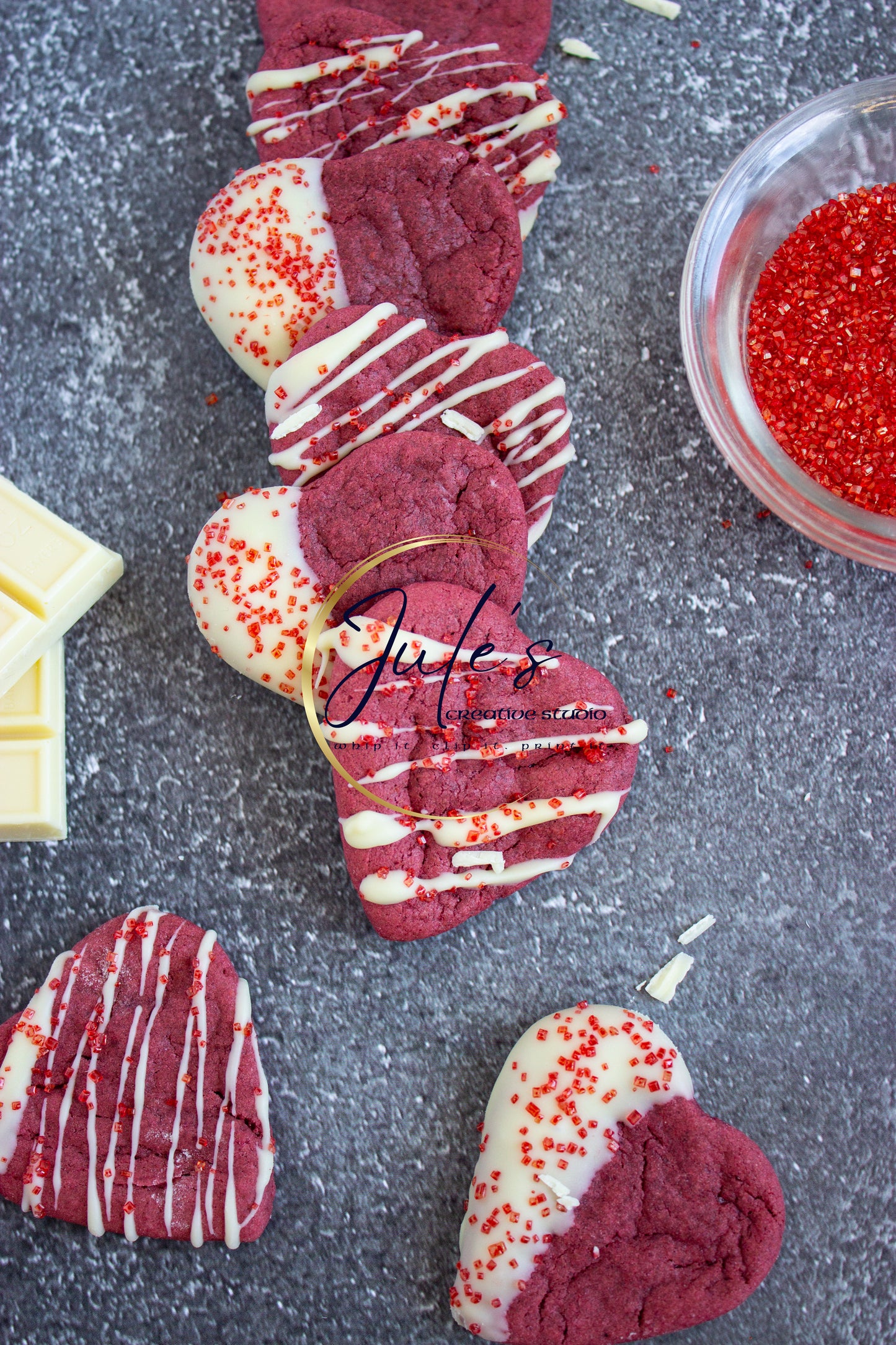 Valentine’s Red Velvet Cookies (Set 4)