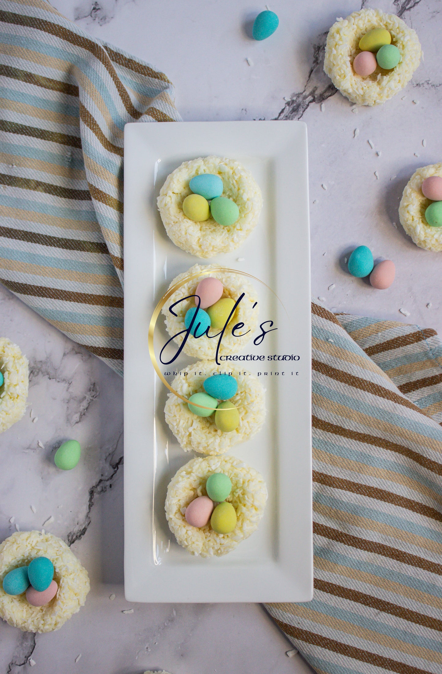 Coconut Easter Nests (Set 1)