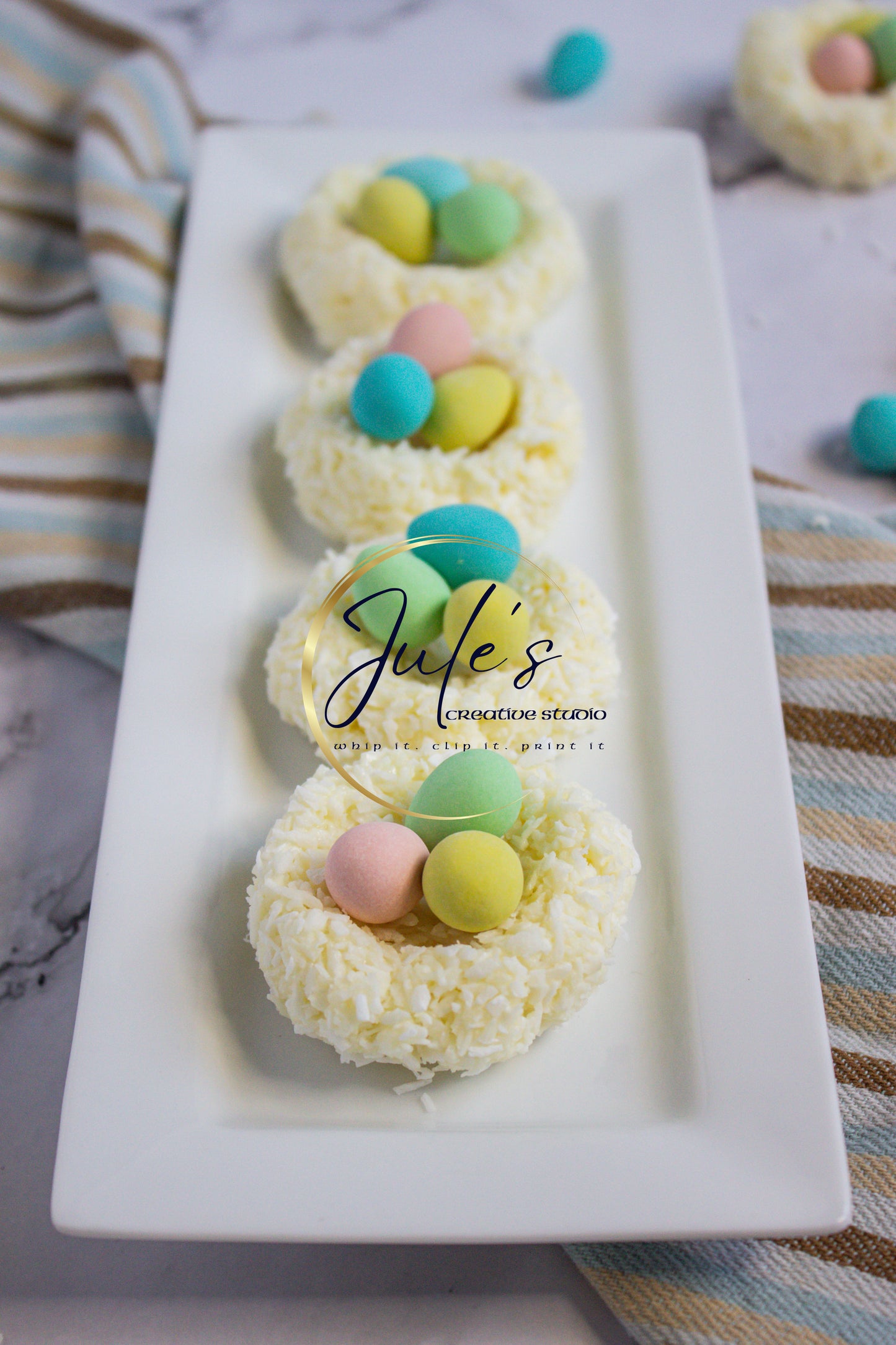 Coconut Easter Nests (Set 1)