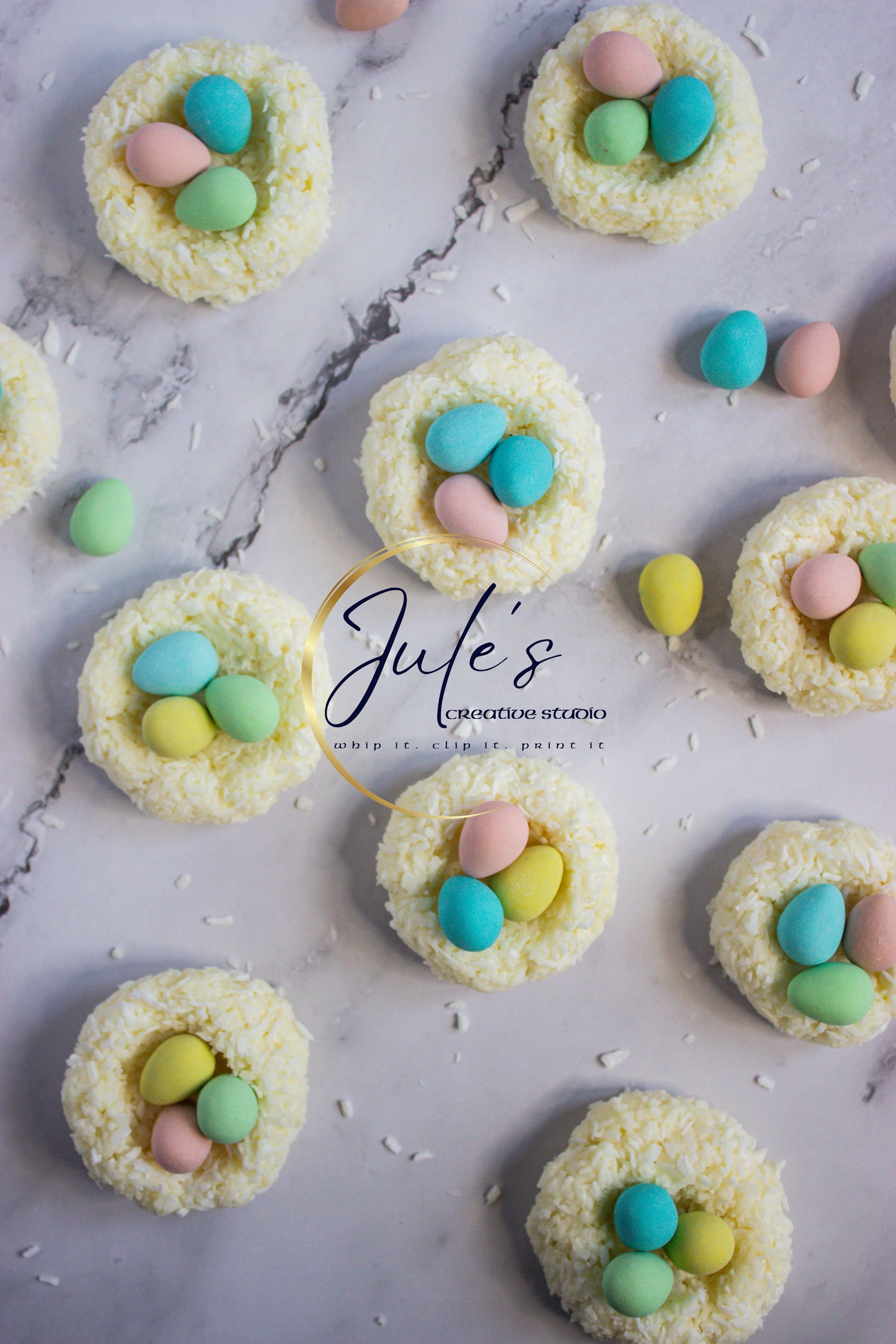 Coconut Easter Nests (Set 1)