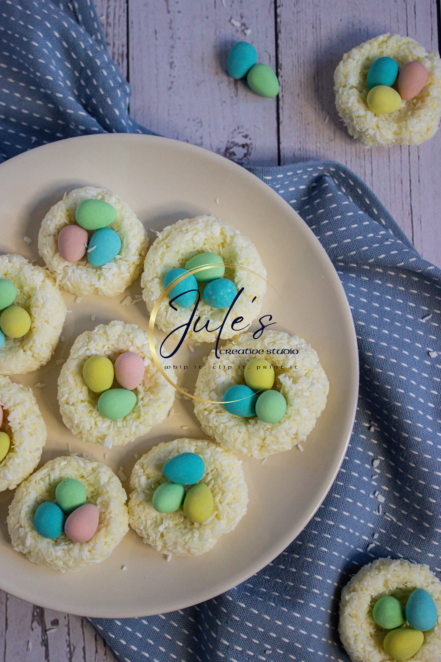 Coconut Easter Nests (Set 2)