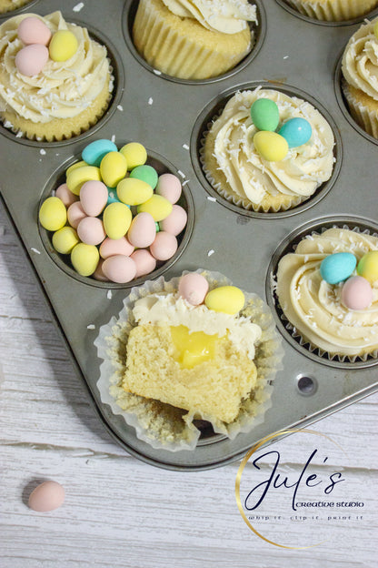 Vanilla Cupcakes with Lemon Curd filling (Set 4)