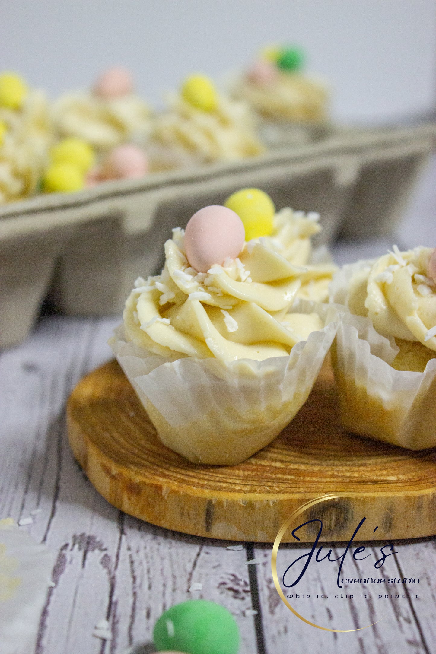 Vanilla Cupcakes with Lemon Curd filling (minis) Set 5